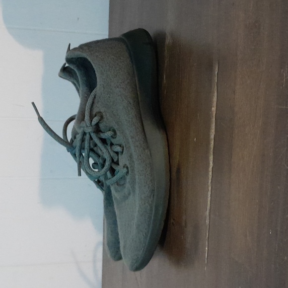 Allbirds Green Wool Runners Sneakers Size 9 - Picture 5 of 9
